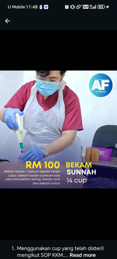 Suasana spa Al-Firdaus