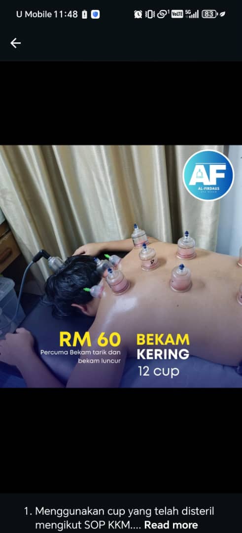 Suasana Al-Firdaus Spa Bekam