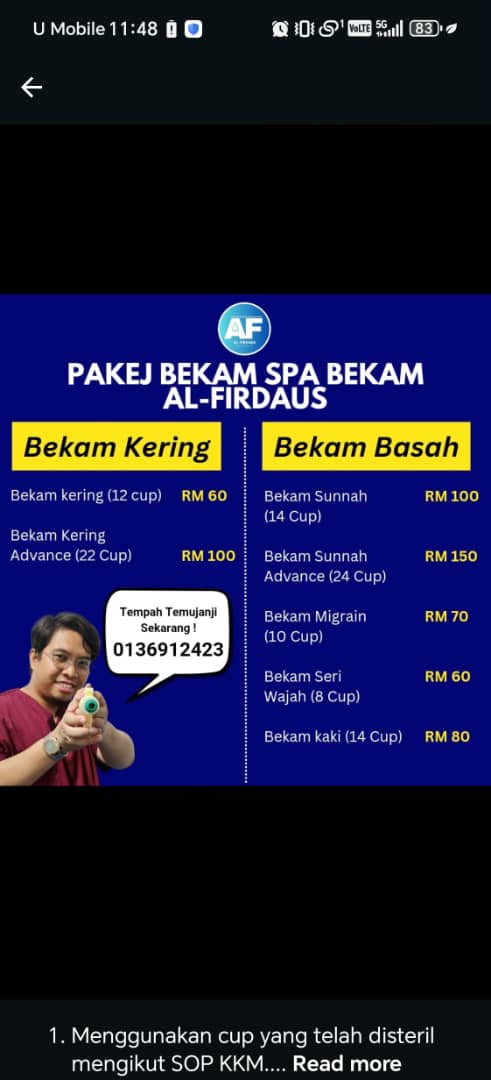 Galeri Al-Firdaus Spa Bekam